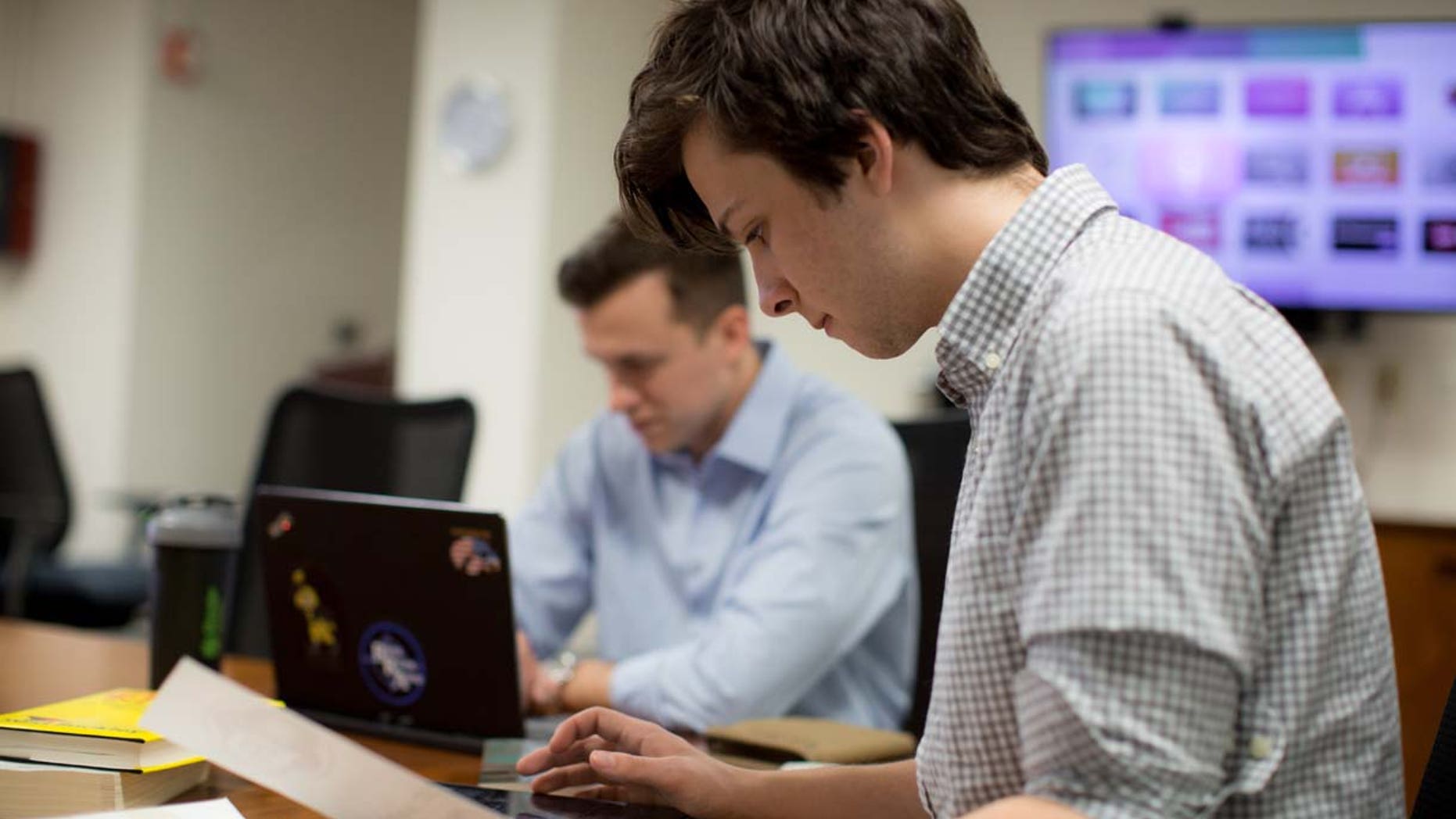 Two University of Iowa students who are involved in BLinC, a Christian student organization that was kicked off of campus for requiring its leaders to adhere to a faith standard.