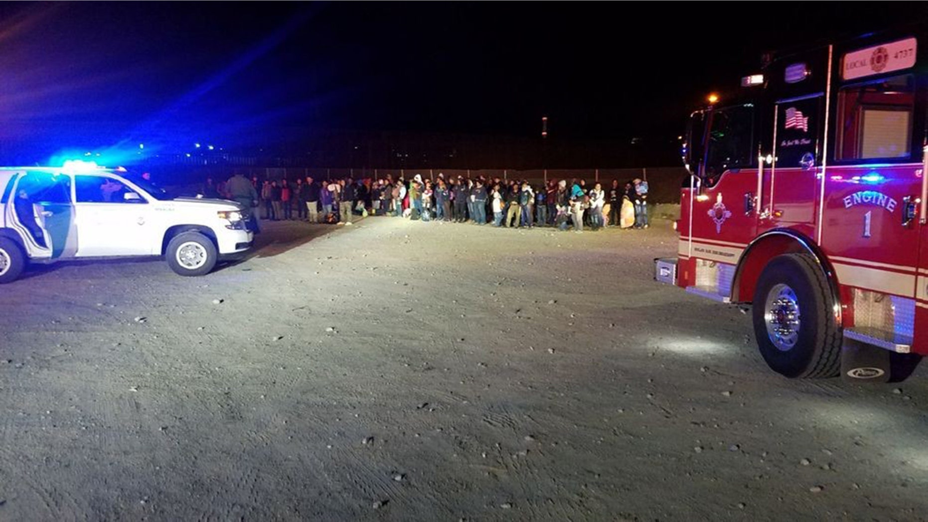 U.S. Customs and Border Protection agents in New Mexico apprehended 180 illegal immigrants crossing into the U.S. from Mexico.