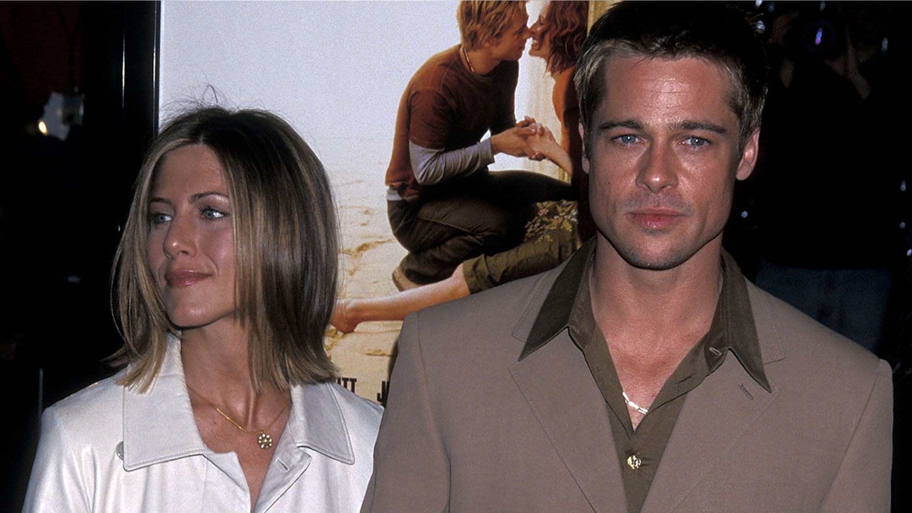 Brad Pitt made an appearance at ex-wife Jennifer Aniston's 50th birthday party.