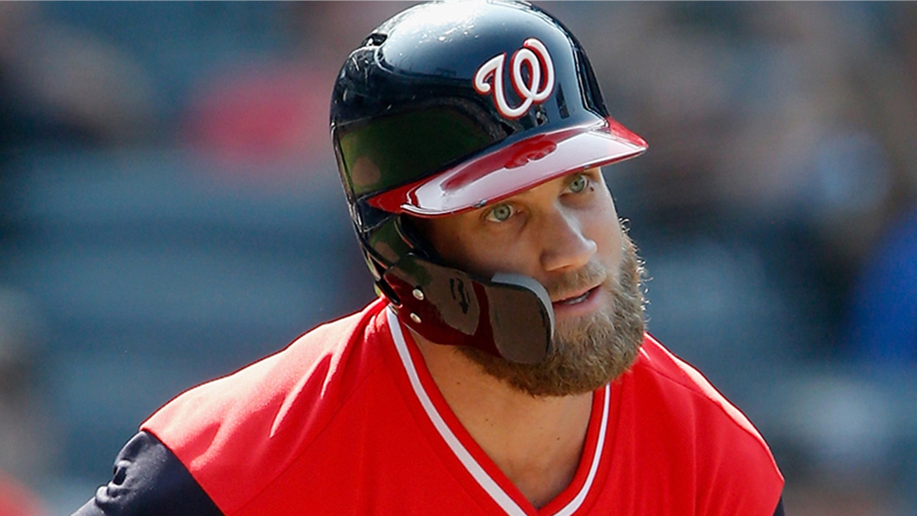 Bryce Harper has played all seven years of his career with the Washington Nationals. (Photo by Jim McIsaac/Getty Images)