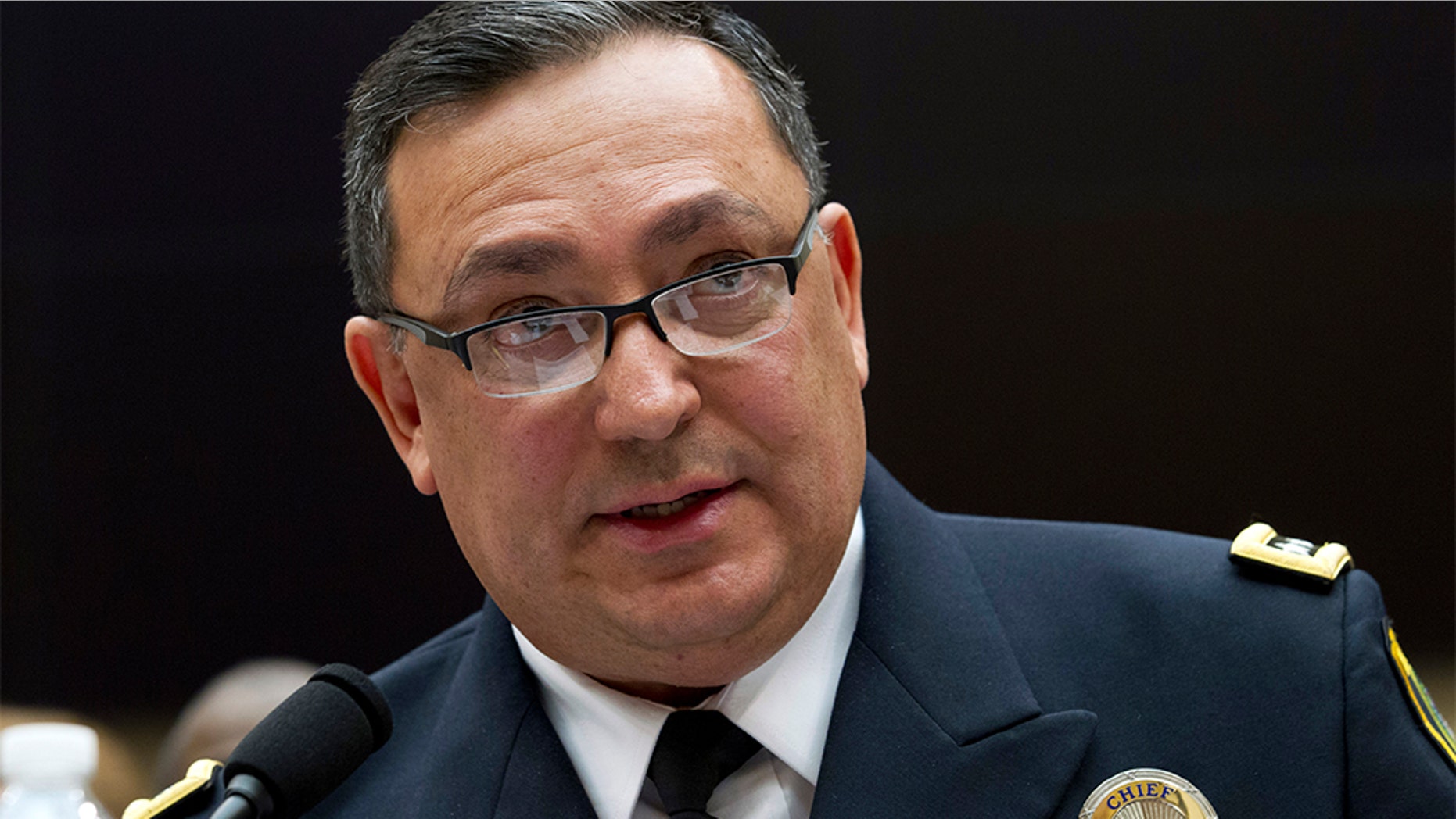 Houston Police Department Chief Art Acevedo said officers will need to receive a special exemption from his office to conduct a no-knock raid. (AP Photo/Jose Luis Magana, File)