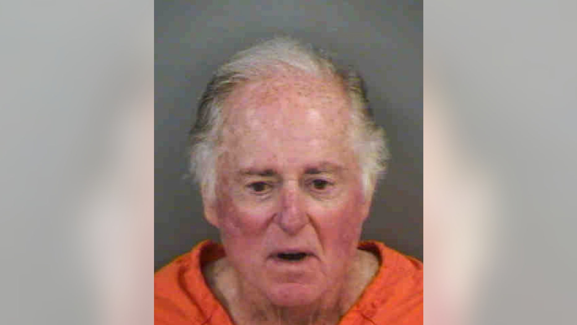 This booking photo released by the Collier County Sheriff's Department, shows Warner Wolf. The Sportscaster is facing a felony charge after police say he damaged a sign outside his Florida community because it included the word "Plantation," which he considers racist. Collier County records show the 81-year-old Wolf surrendered Thursday, Feb. 7, 2019, on a felony criminal mischief charge and was released. (Collier County Sheriff's Department via AP)