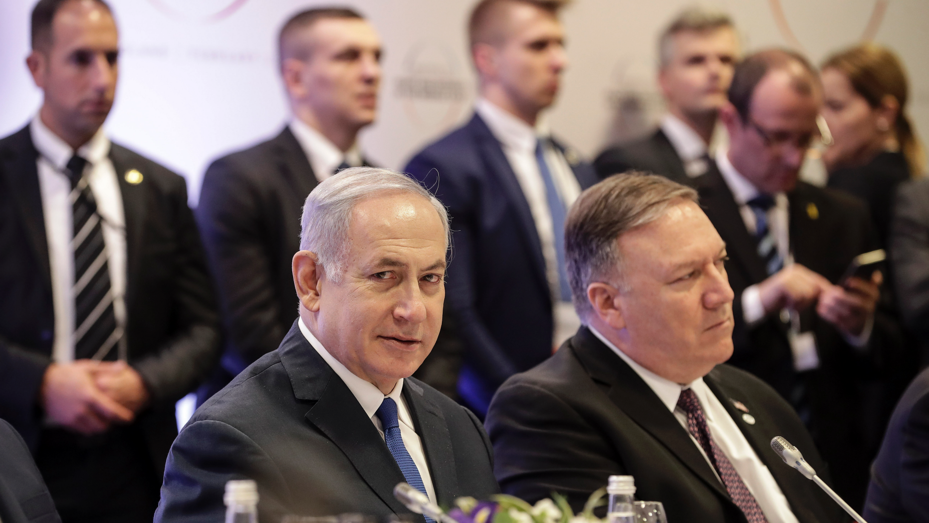 Absent Iran takes center stage at Mideast talks in Poland