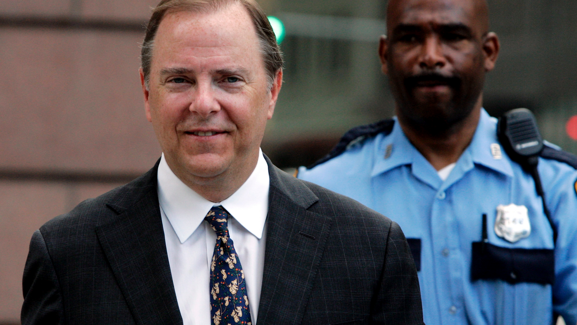 FEATURE - On this photo from Monday, April 17, 2006, former Enron executive Jeffrey Skilling is escorted to federal court for his first day of cross-examination in his fraud and conspiracy trial in Houston. Jeffrey Skilling, CEO of Ormer Enron Corp., was released on Thursday, Feb. 21, 2019. He is released after 12 years in prison and six months in a halfway house for his actions that led to the death. one of the worst collapses of societies. in the story. (AP Photo / Pat Sullivan, File)