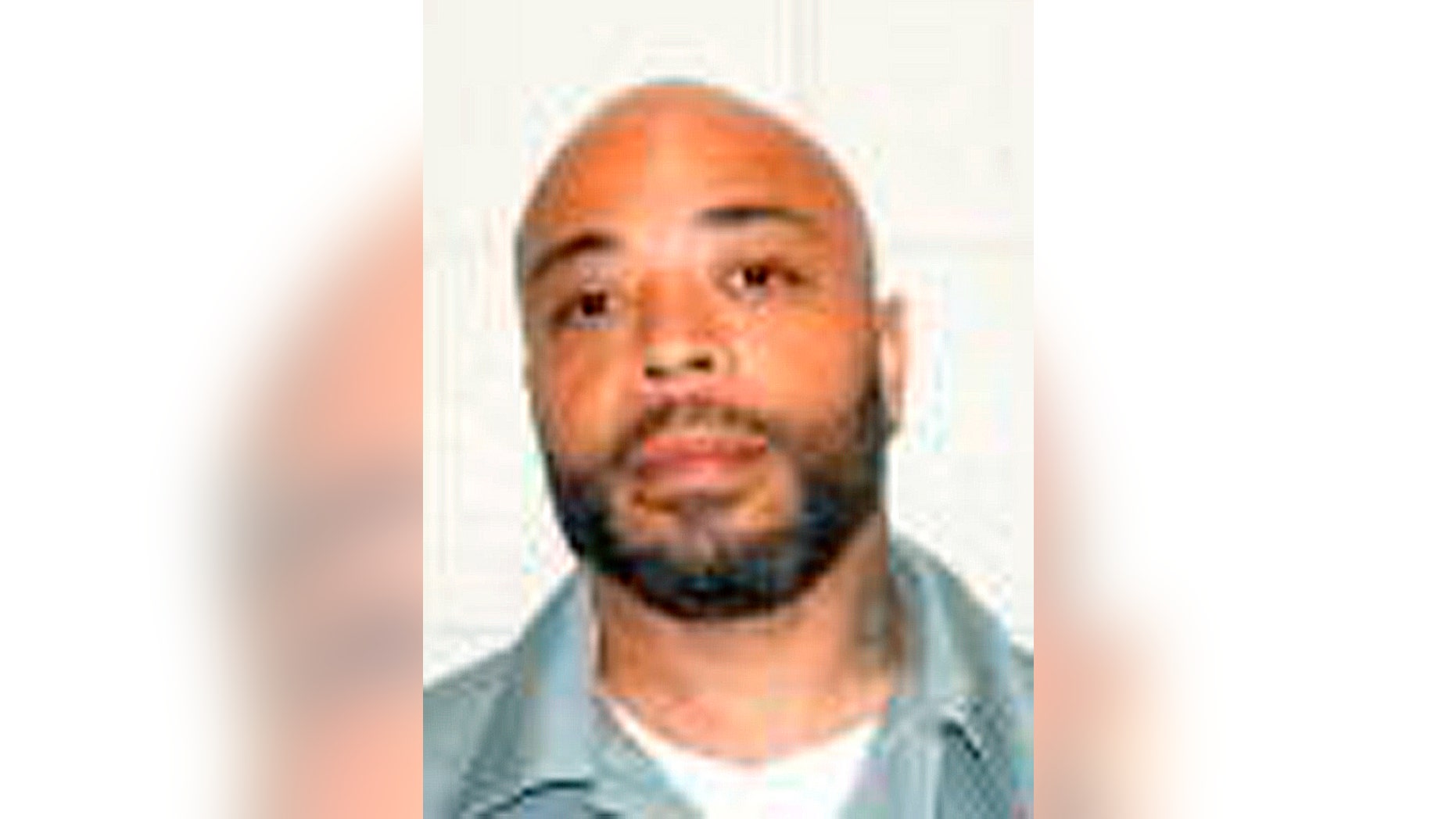 This undated photo from The Nebraska Correctional Services Department shows inmate Anthony Gafford. Authorities say Gafford, convicted of a 1997 Omaha slaying escaped a Lincoln work-release center six days after his victim's son was killed. The Nebraska Correctional Services Department says Gafford left the Community Corrections Center-Lincoln Saturday morning, Jan. 27, 2019, to go to work but never returned. The department's Laura Strimple said Tuesday, Jan. 29 that there's been no change in his escaped status. (The Nebraska Correctional Services Department via AP)