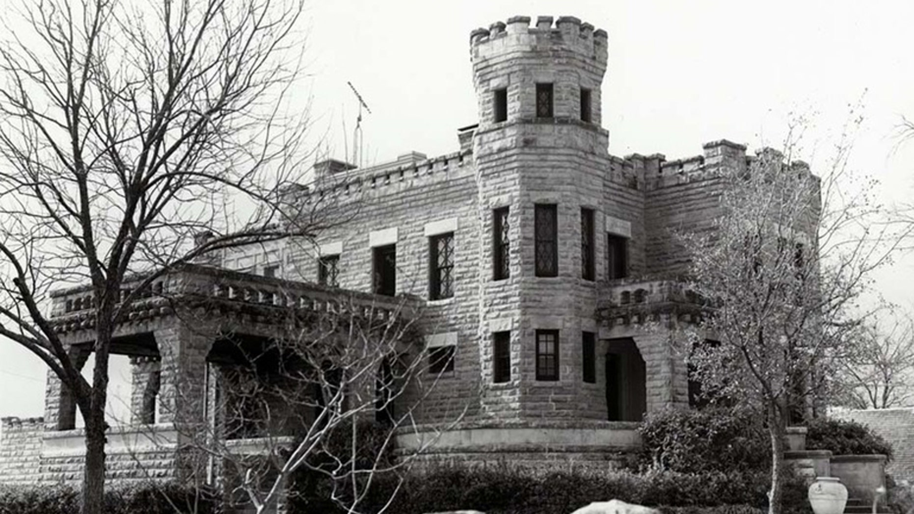 Construction on the 6,700-square-foot stone castle began in 1890 and was completed in 1913.