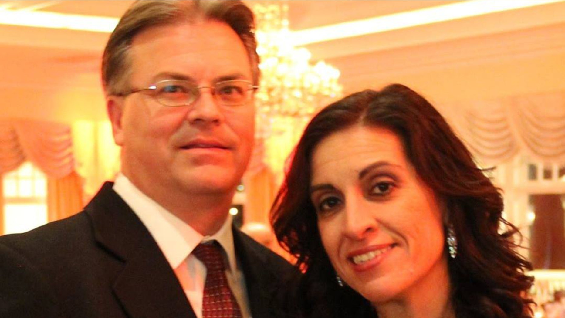 Denise Bartone, right, was found slain in her New Jersey home on Monday and her husband’s, Kenneth Bartone, left, body was later found in a river after an apparent suicide.