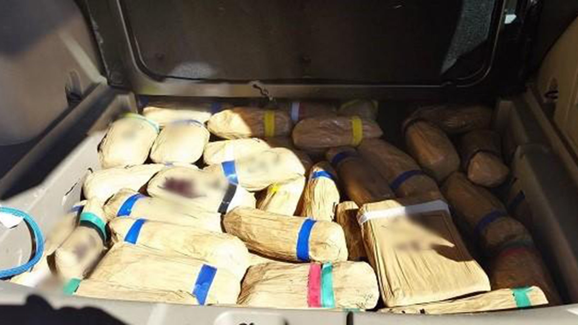 US Customs and Border Protection officers discovered this hard drug van in a Jeep SUV in three separate incidents on the US-Mexico border in Arizona.