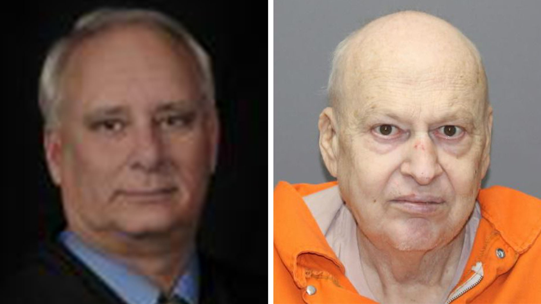 Kansas judge Michael Gibbens (l.) sentenced Raymond Soden, 67, (r.) in a child sex solicitation<br> case after saying the two victims, girls, 13 and 14 were "more agressor than a participant in the<br> criminal conduct."