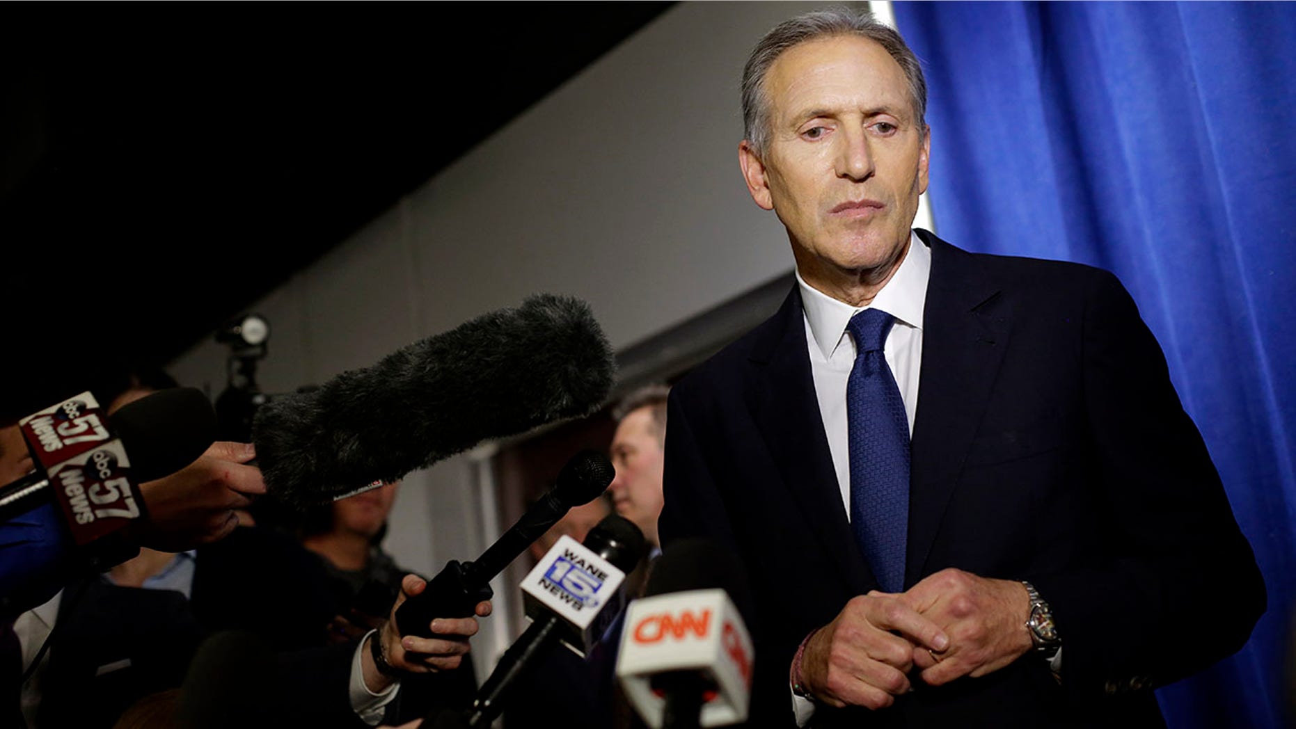 CNN’s town hall event with Howard Schultz finished behind Fox News and MSNBC on Tuesday.