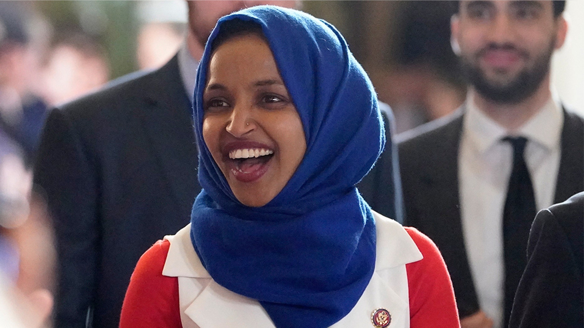 Rep. Ilhan Omar, D-Minn., sparked backlash for her Israel tweets. (AP Photo/Carolyn Kaster, File)
