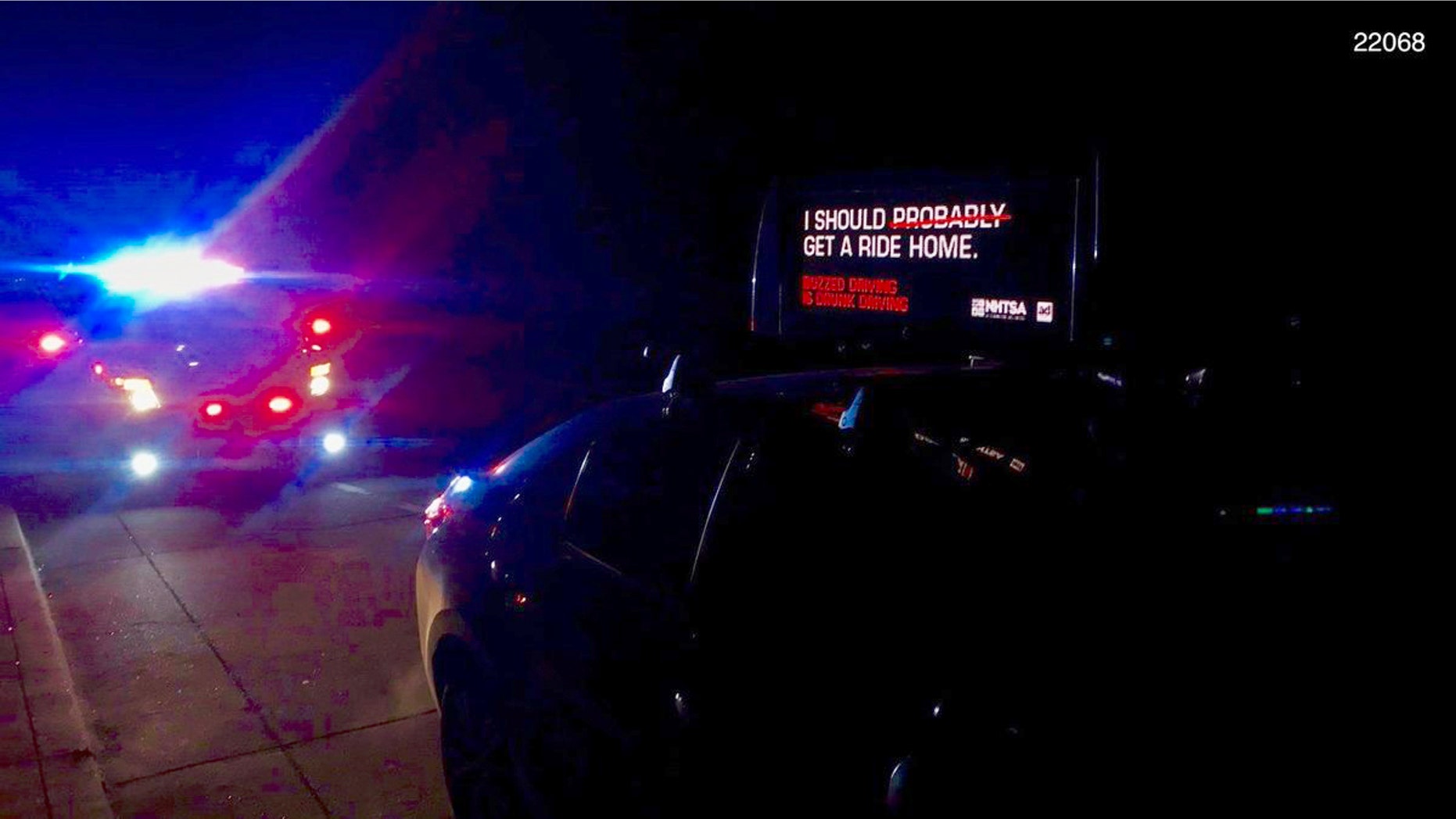 An alleged drunk driver was arrested early Sunday in California, officials said.