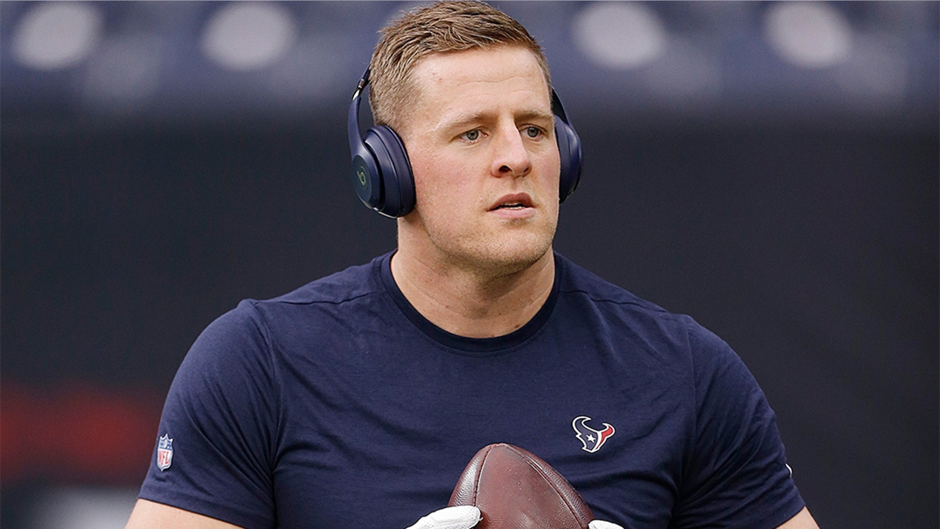 Houston Texans star J.J. Watt is set to serve as the grand marshal for the Daytona 500, making him the first NFL player to give the command for drivers to starts their engines before NASCAR’s most famous race on Sunday. (Bob Levey/Getty Images)