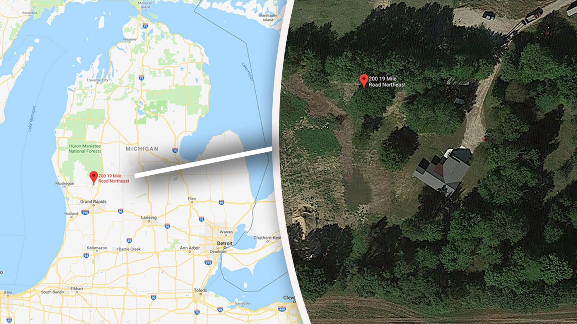 Four people were killed in an apparent shooting in Kent County, Michigan on Monday.