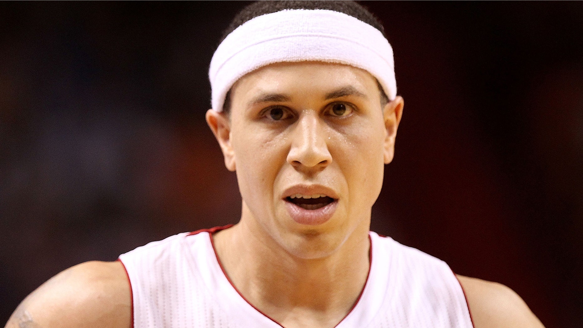 FILE 2011: Mike Bibby of the Miami Heat looks on during a game against the Orlando Magic at American Airlines Arena in Miami, Florida.? (Photo by Mike Ehrmann/Getty Images)