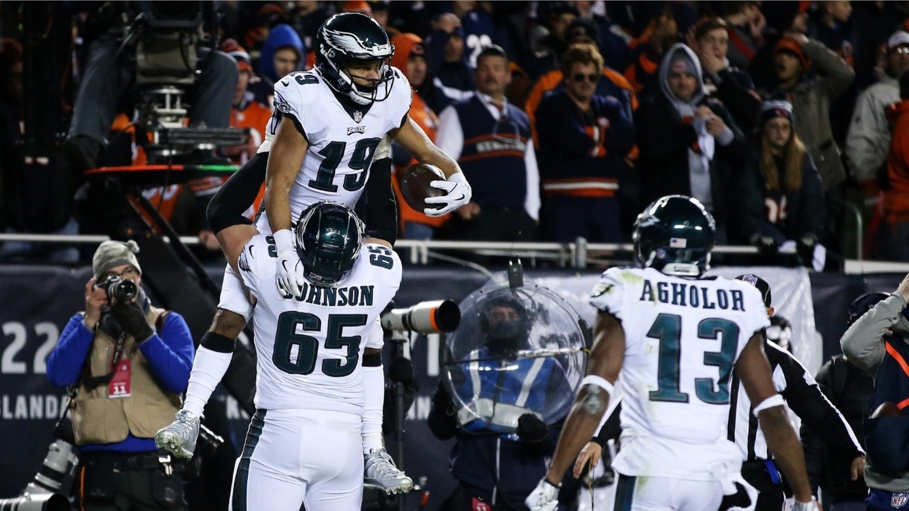 A report stated the NFL is considering banning players from leaving the sidelines to join on-field celebrations.