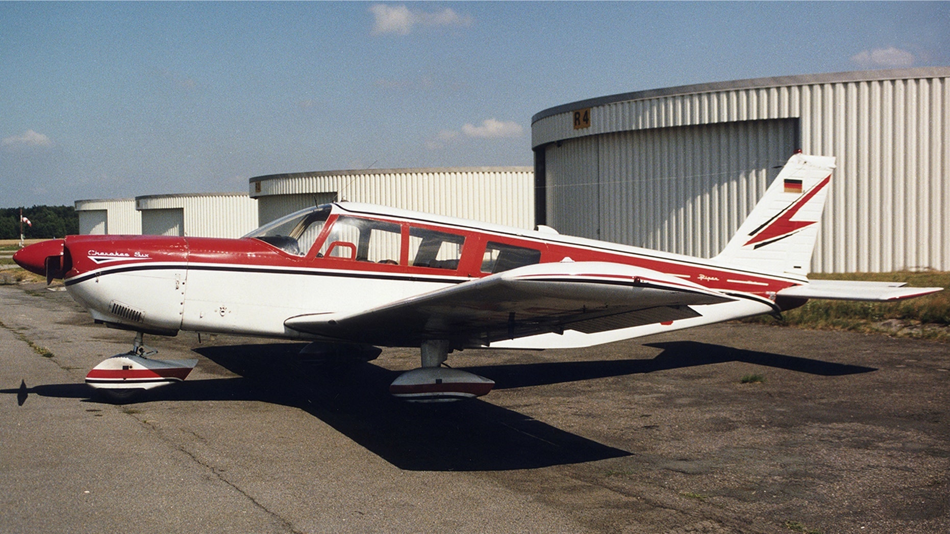 A Piper Cherokee Six plane similar to what was used during the chaotic Alaskan flight.
