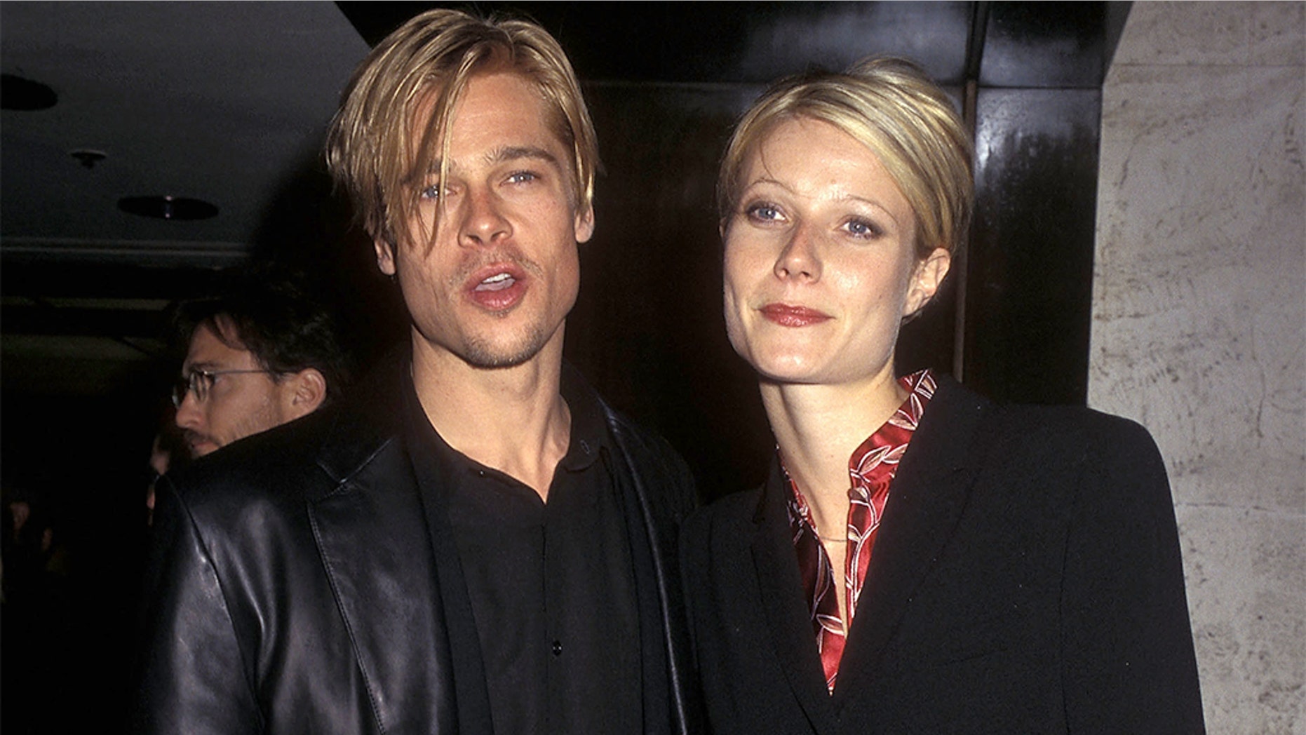 Gwyneth Paltrow almost didn't star in the 1998 film "Shakespeare in Love" because of her breakup with then-boyfriend Brad Pitt. The former couple are pictured here in 1997.
