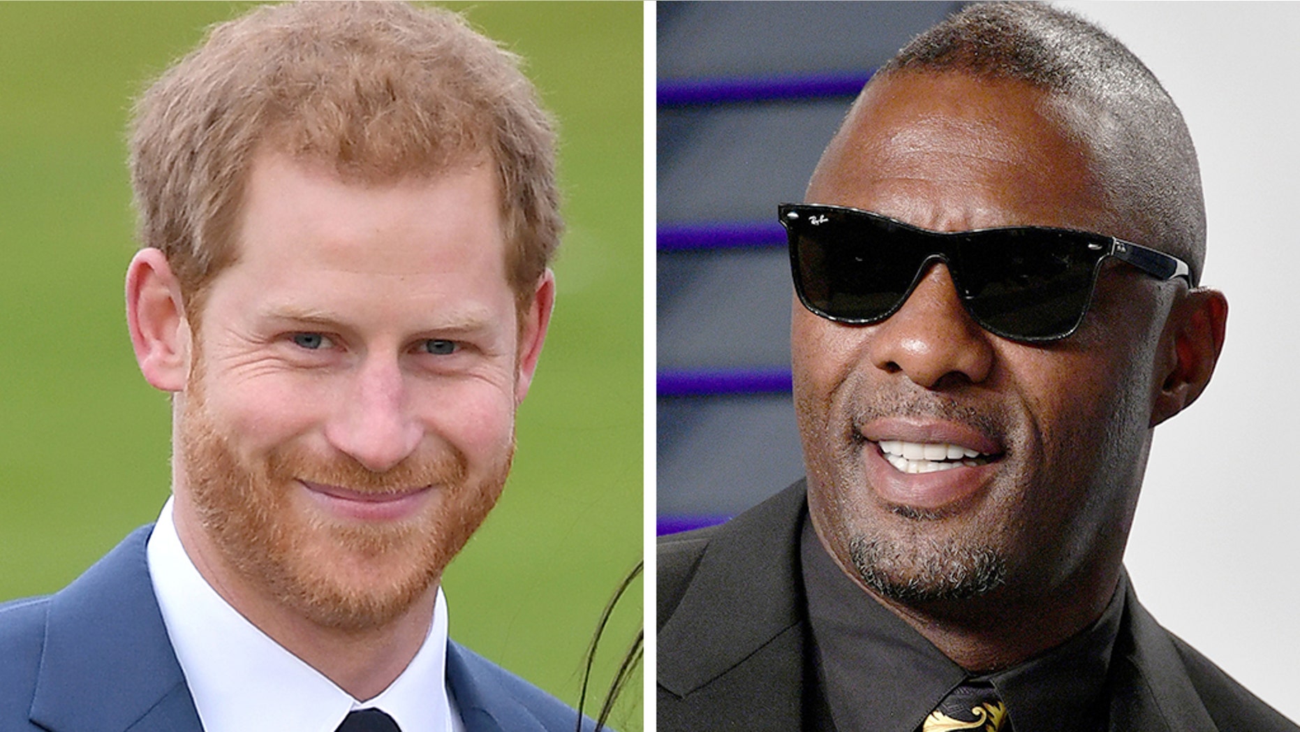 Actor and DJ Idris Elba, on the right, claims that Prince Harry accidentally asked him to take turntables during the royal wedding.