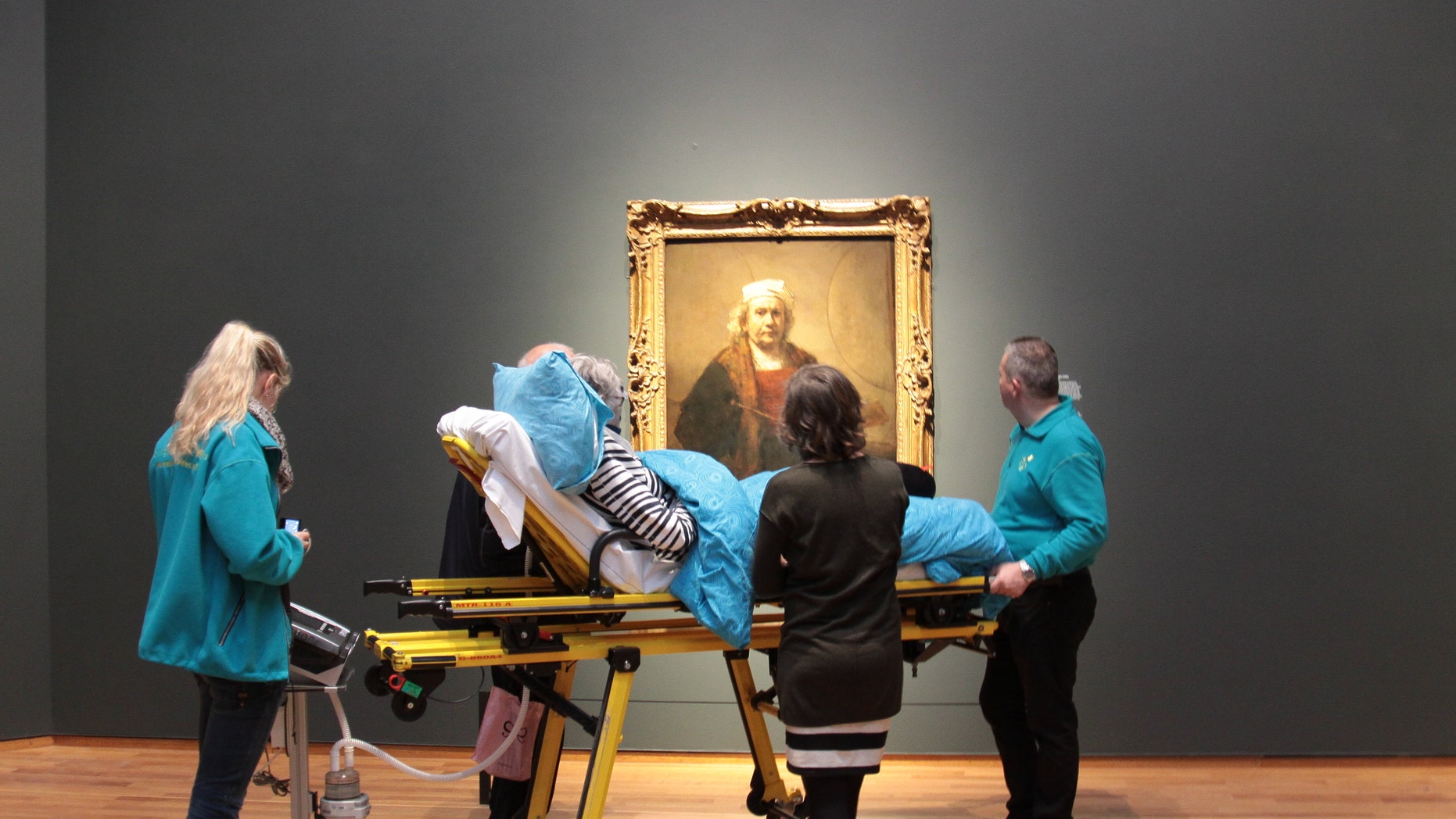 The charity brought over 50 patients to see the museum's Rembrandt display in 2015.