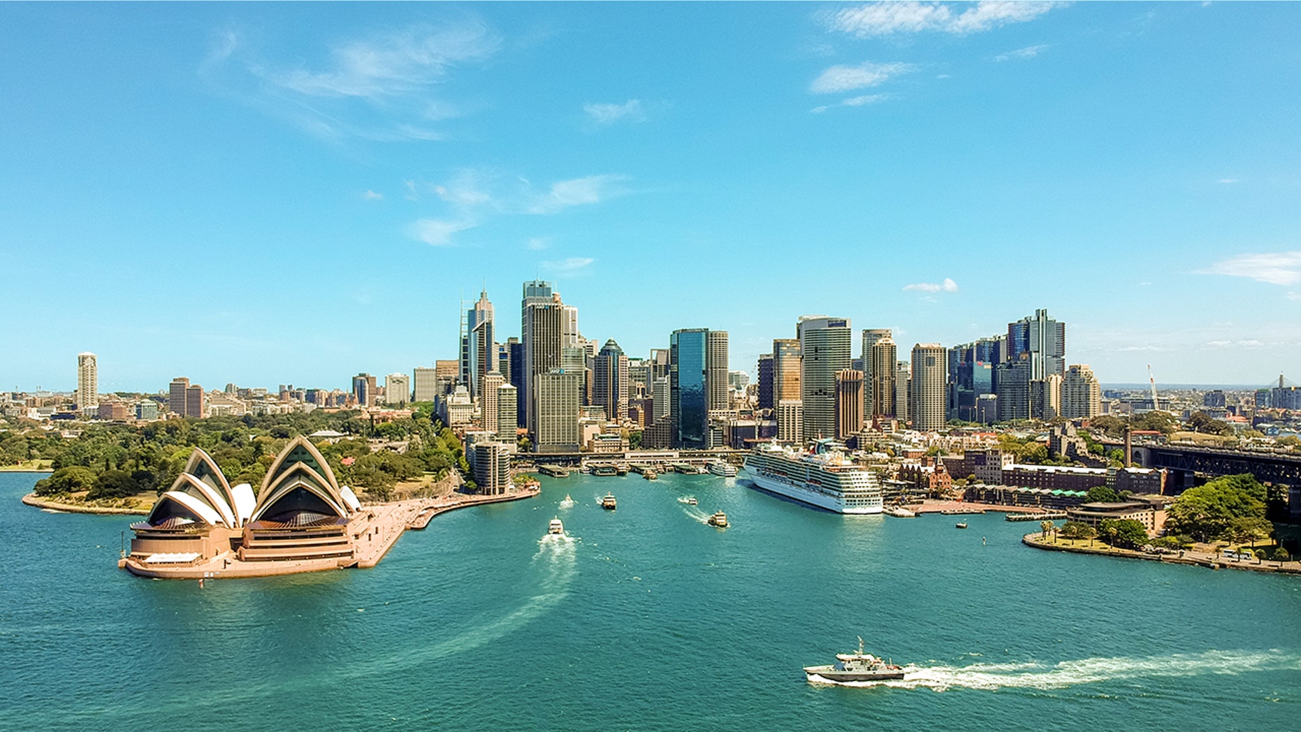 The body of a woman was found in the bathroom of a luxury charter boat in Sydney on Saturday.