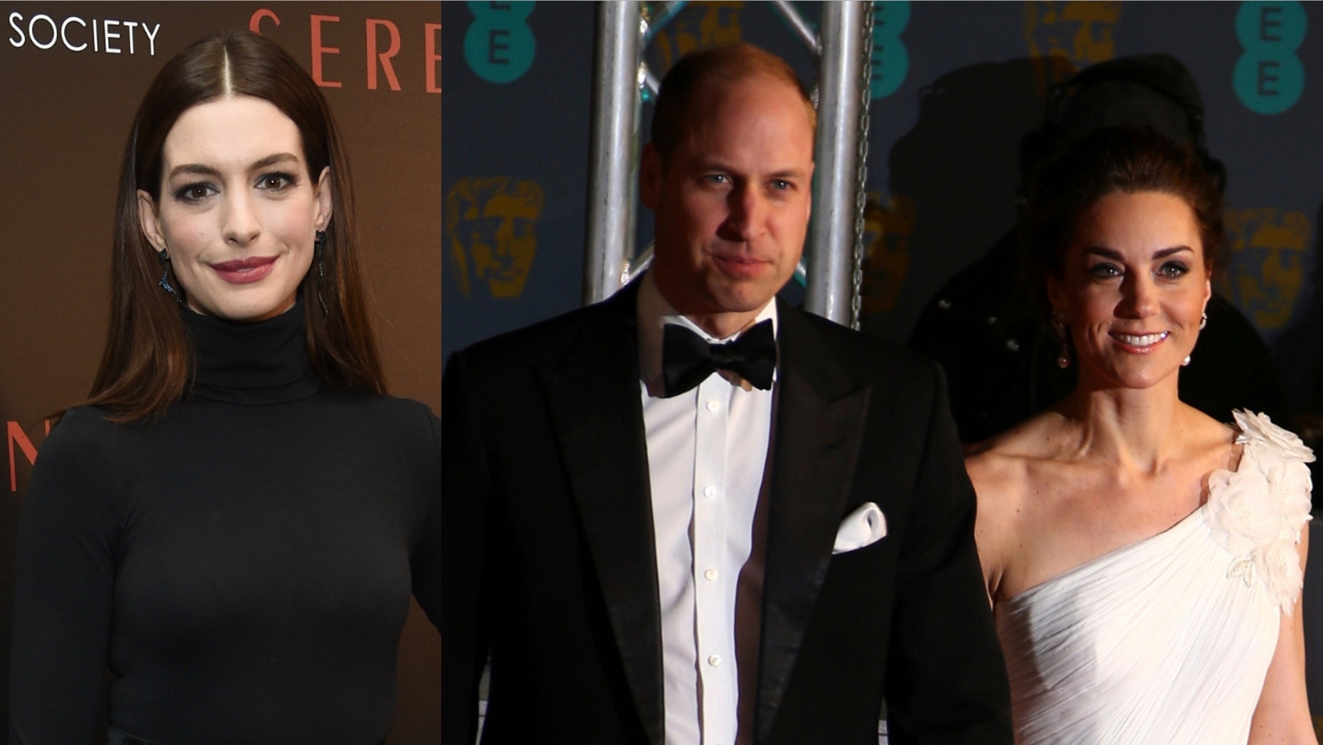 Anne Hathaway said she learned one parenting tip from Prince William and Kate Middleton.