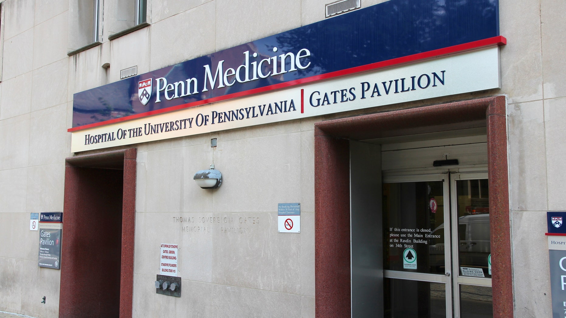 Penn Medicine says preliminary testing at the Hospital of the University of Pennsylvania indicates the person has another condition.