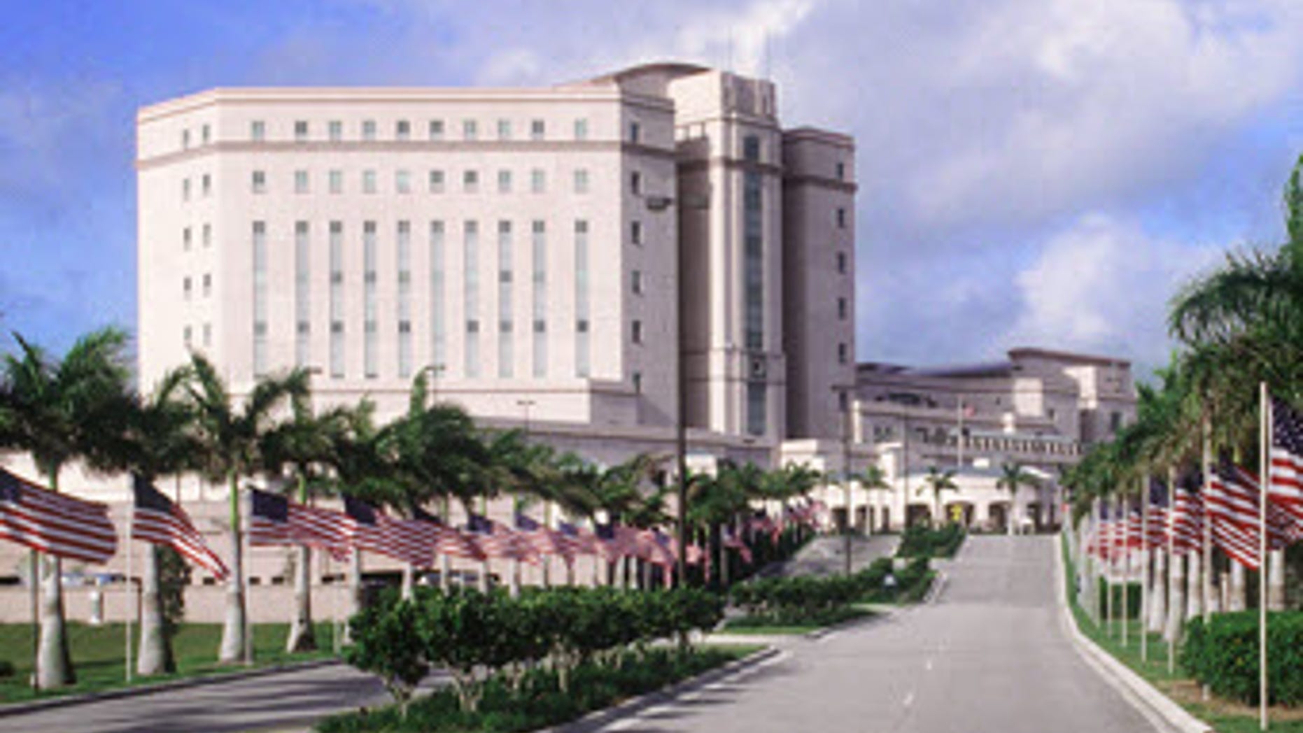 A doctor at the West Palm Beach VA Medical Center was shot in the neck by a patient Wednesday night.