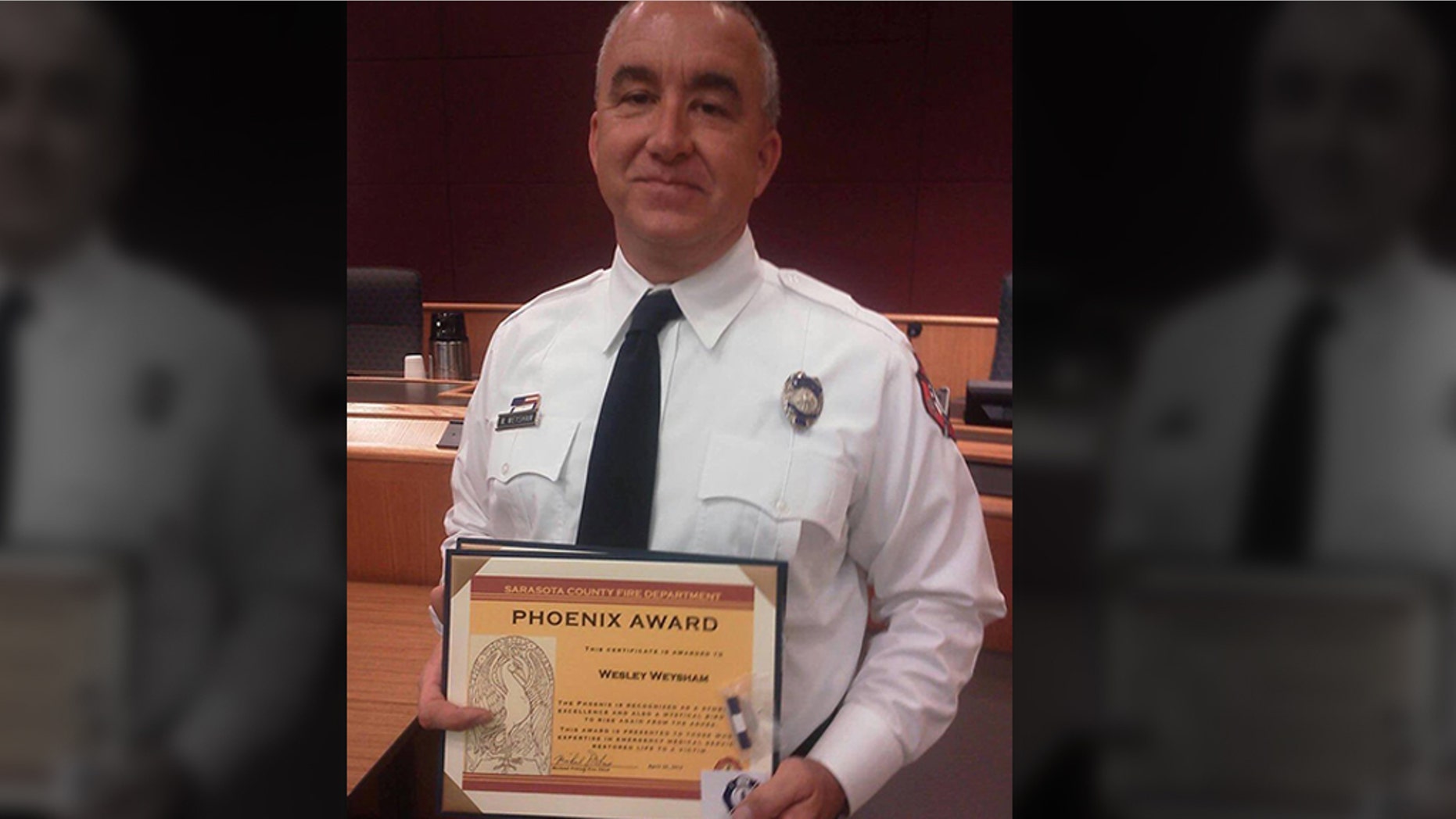 Wesley Weysham, 59, was reportedly killed while assisting others during a car accident in Florida.