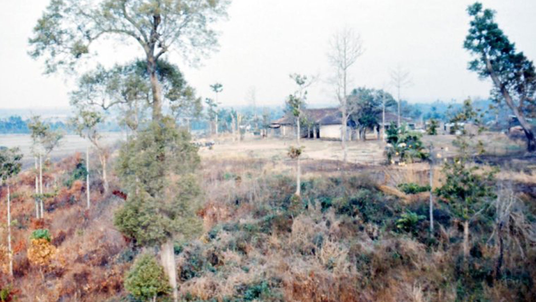 US planes sprayed 20 million gallons of herbicides throughout Vietnam during the Vietnam War. Dioxin, a contaminant of the orange agent, persists today.