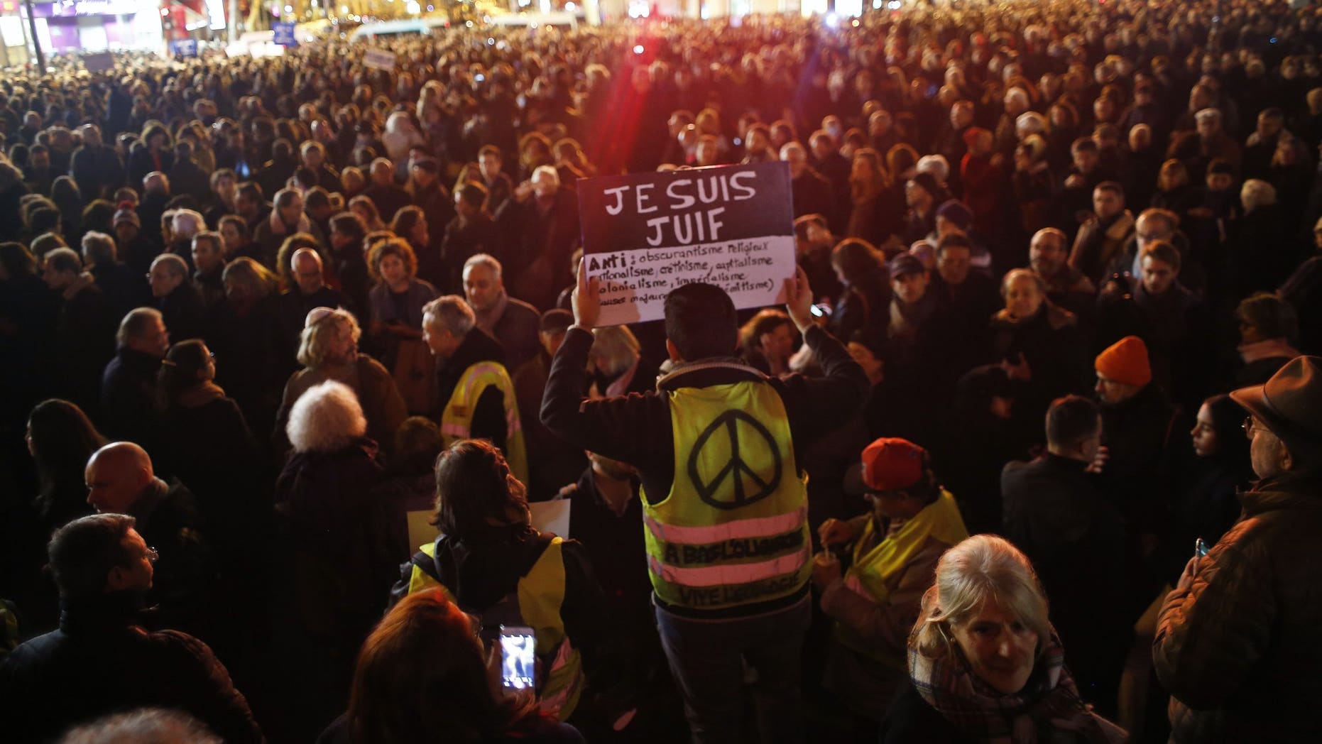 Thousands In France March Against Anti-Semitism Saying 'that's Enough ...