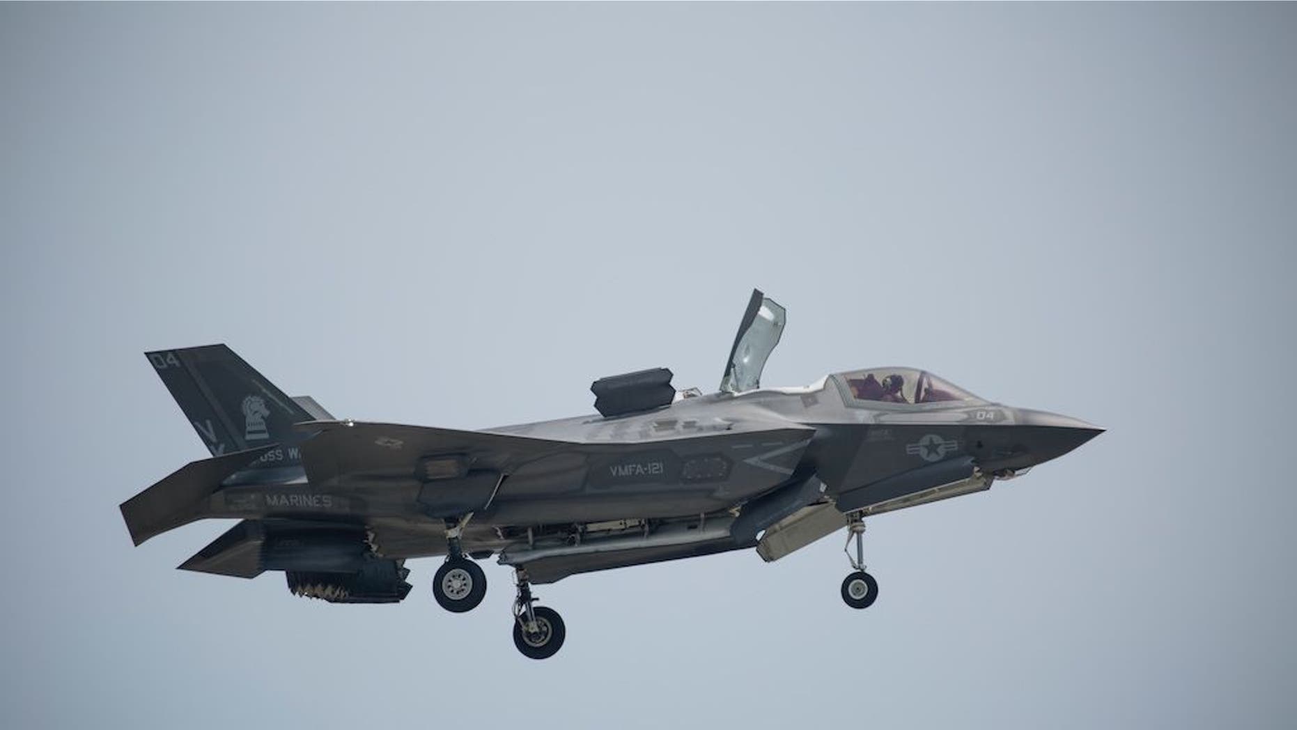 An F-35 fighter jet is seen in this undated photo. The Pentagon announced it "suspended" deliveries of F-35 fighter jet parts and manuals to Turkey over the Middle Eastern country's decision to purchase a Russian air defense system over Washington's objection.