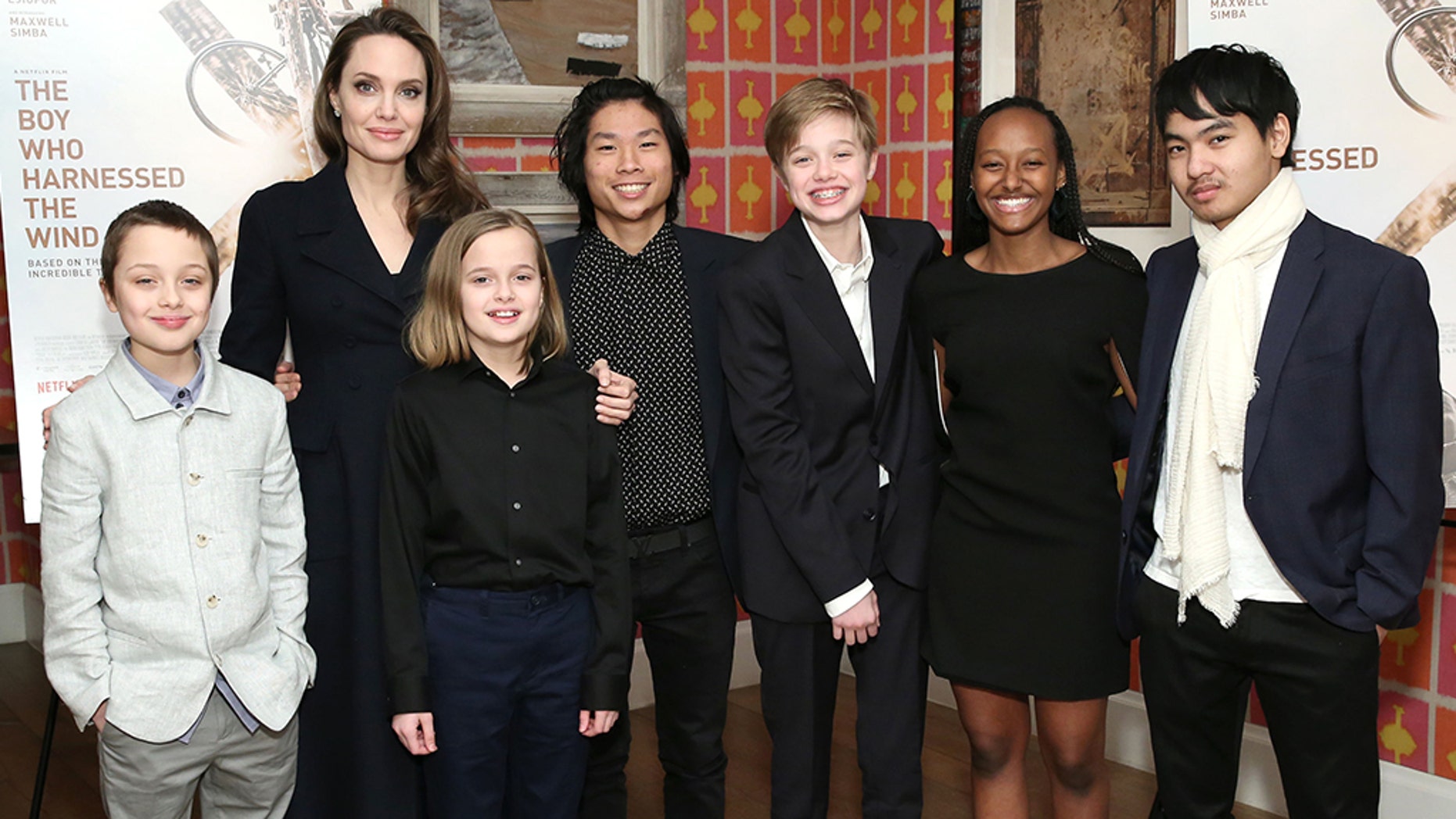 Angelina Jolie attends movie screening with all 6 'grown up' children | Fox News