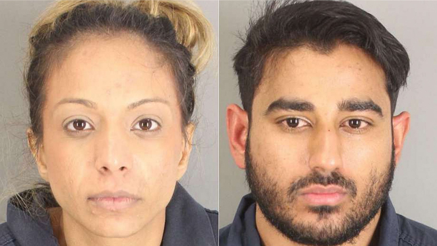 Authorities say Narueen Nooralla Gheewalla-Fayyaz, 28, (l.) and Osama Fayyaz, 29, of Richmond, Tex., were arrested on marijuana smuggling charges at a Texas airport Jan. 14, according to a report.