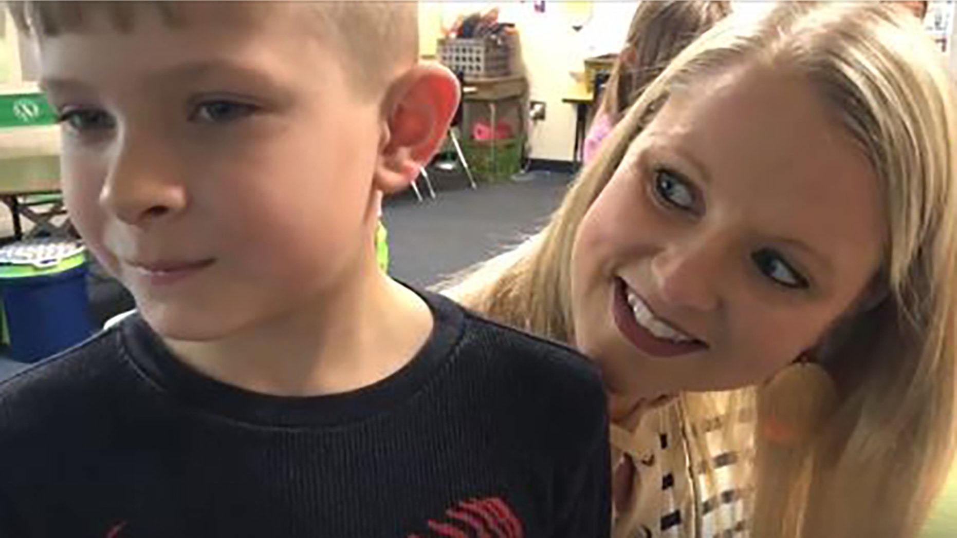 Keller Sutherland stopped along a highway in South Carolina last week when she spotted 7-year-old Cameron, a former student, pedaling to find help after his father collapsed at home.