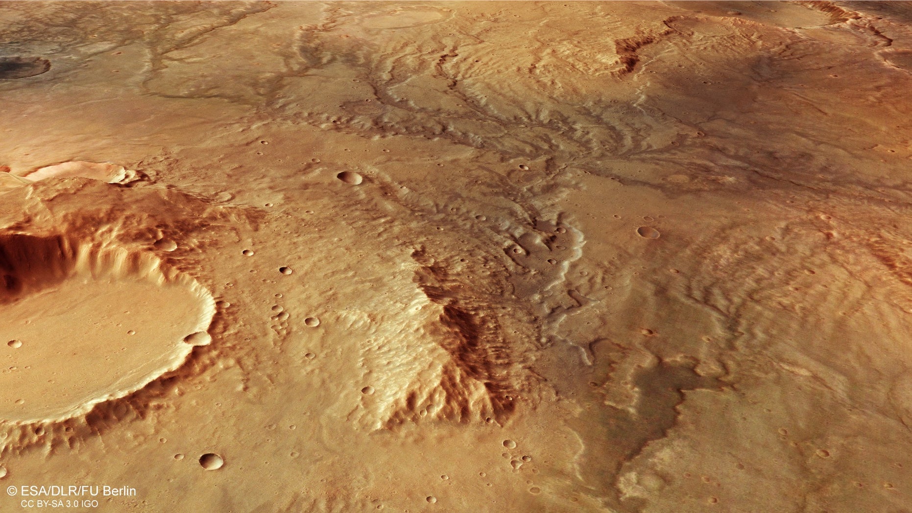 Mars had rivers dotting its landscape billions of years ago.