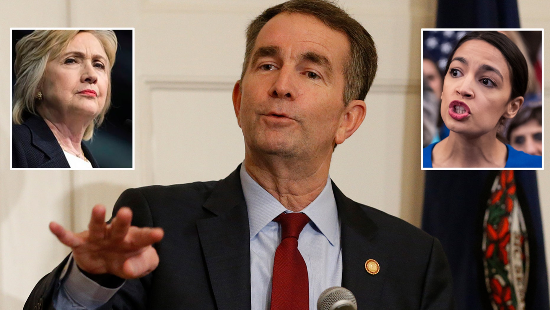 Clinton, Ocasio-Cortez join Dem chorus calling for Northam to resign; medical school vows review of past yearbooks
