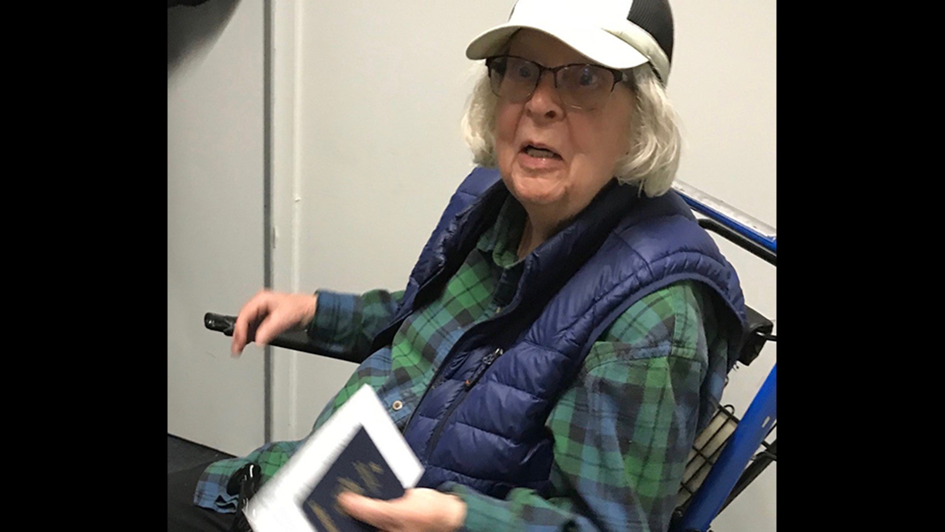 Sara Jane Moore was arrested Saturday at JFK airport in New York City.