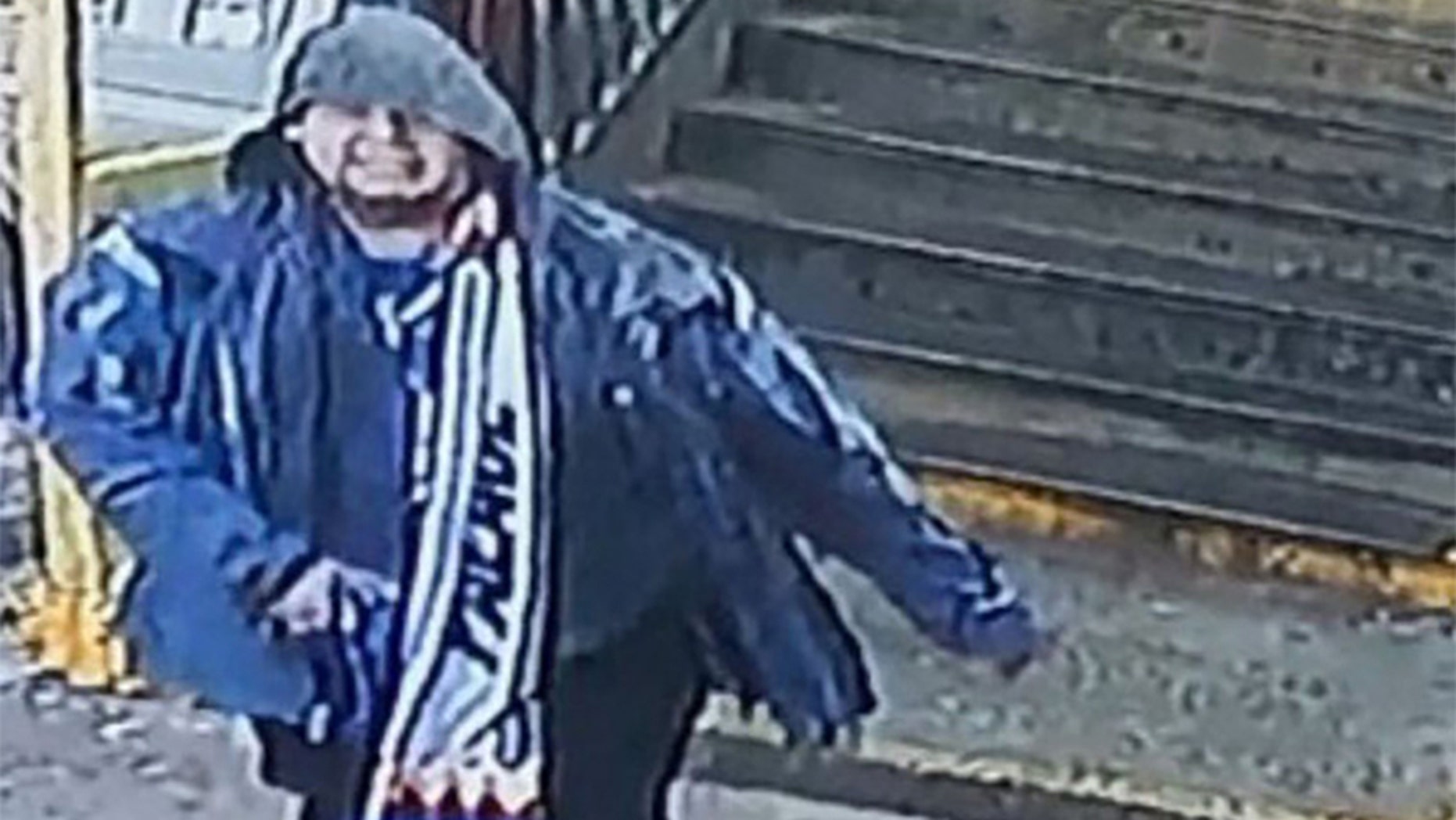   A person of interest sought by police for questioning the killing of another man Sunday afternoon on a subway platform in New York City. 