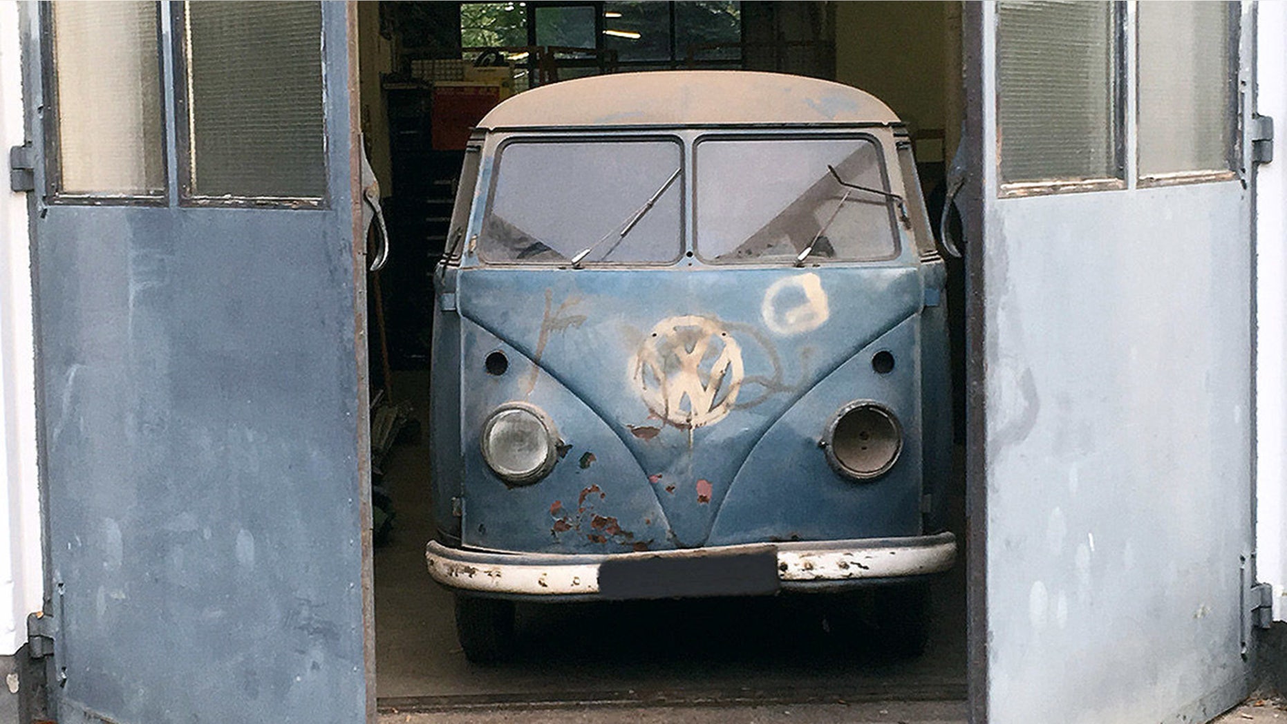 First VW police speed camera van discovered in garage ...