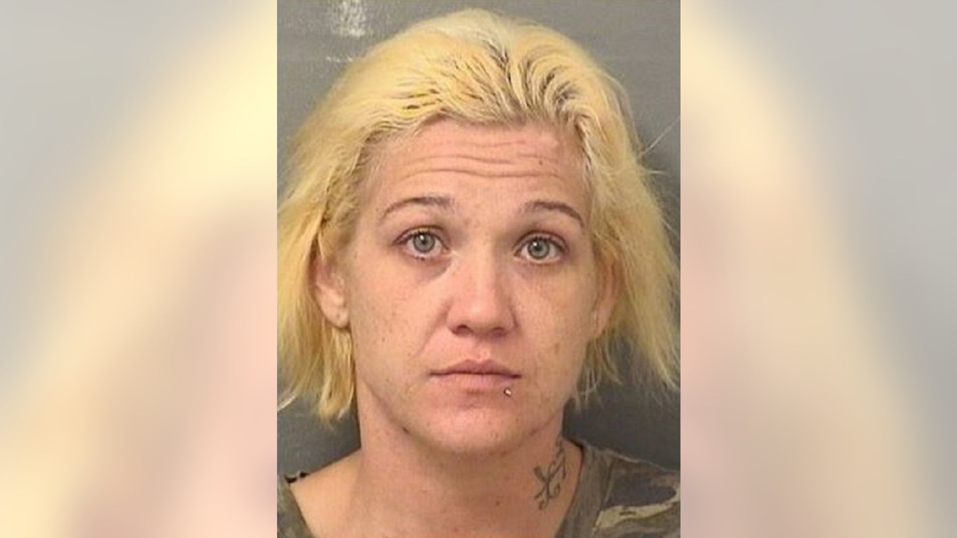 Amber Peak. 33, of Lake Worth, Fla., was arrested Sunday on charges that include sex trafficking of a minor and child abuse, officials said.
