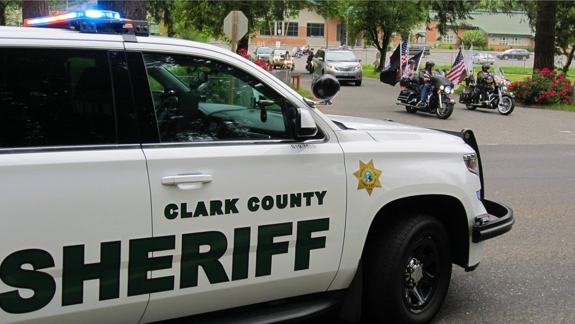 Nine juveniles were arrested Friday after a brawl at a Washington state middle school that involved 33 police units as a group of at least 60 teenagers closed in around deputies, according to officials.