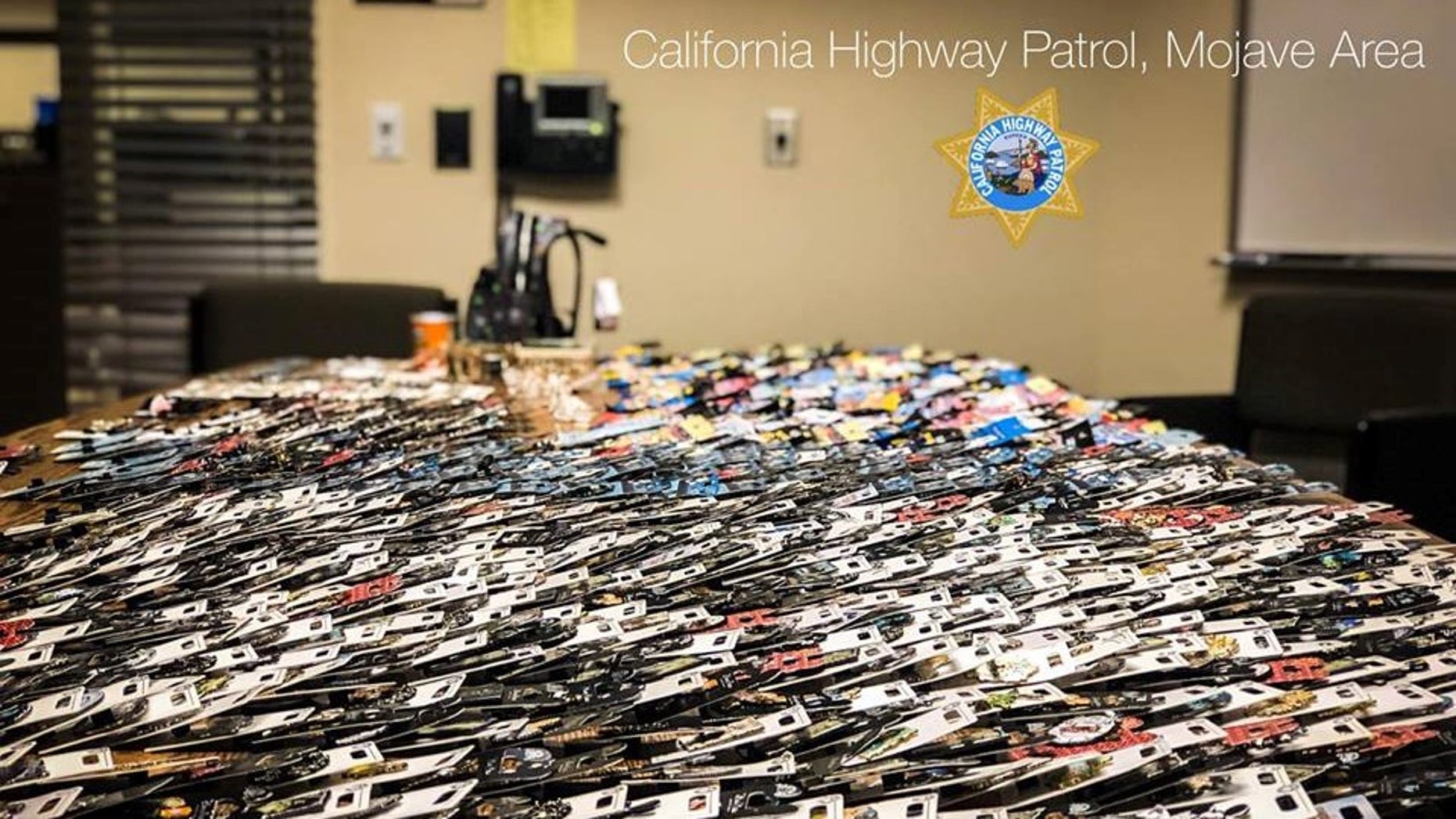 California Highway Patrol officers said they found $10,000 worth of stolen Disneyland merchandise when they pulled over a driver Friday.