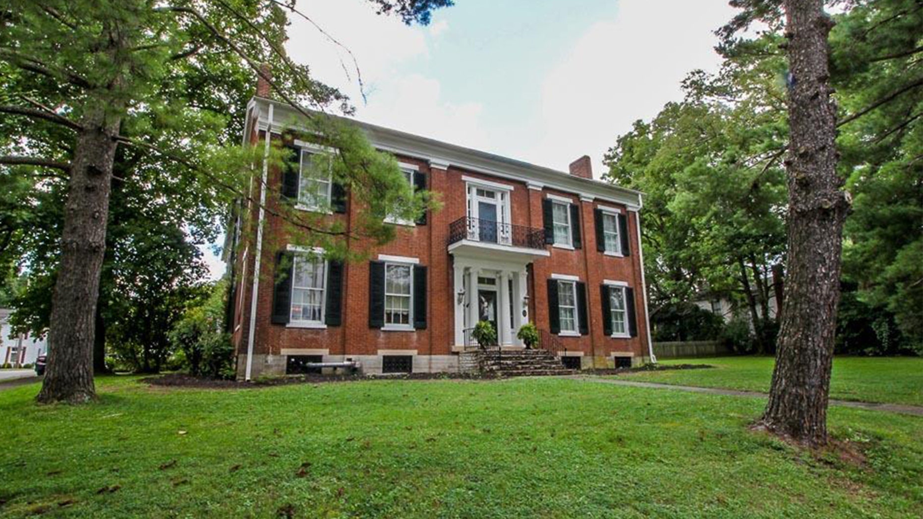 Built in 1842, this Georgian-style colonial for sale in Millersburg features four bedroom, two full bathrooms, and what's rumored to be quite a storied past.