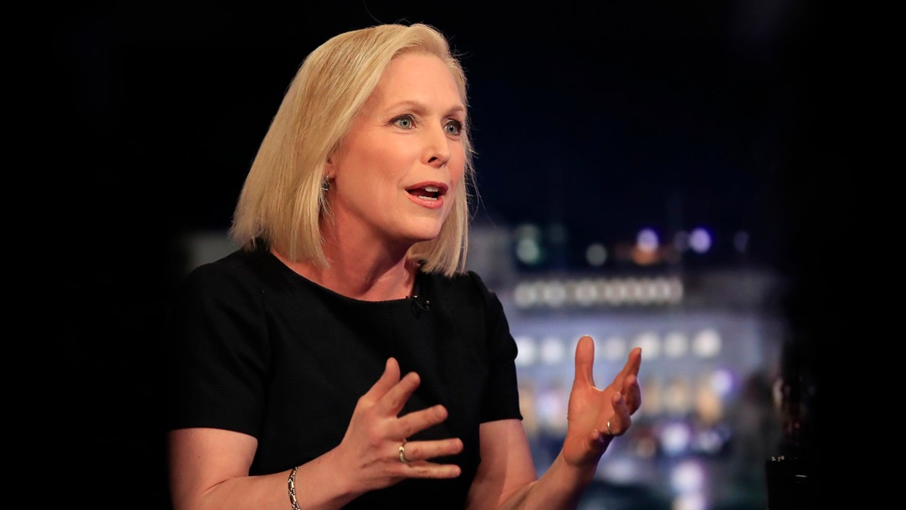U.S. Sen. Kirsten Gillibrand, D-N.Y., speaks in Washington, Feb. 25, 2019. (Associated Press)