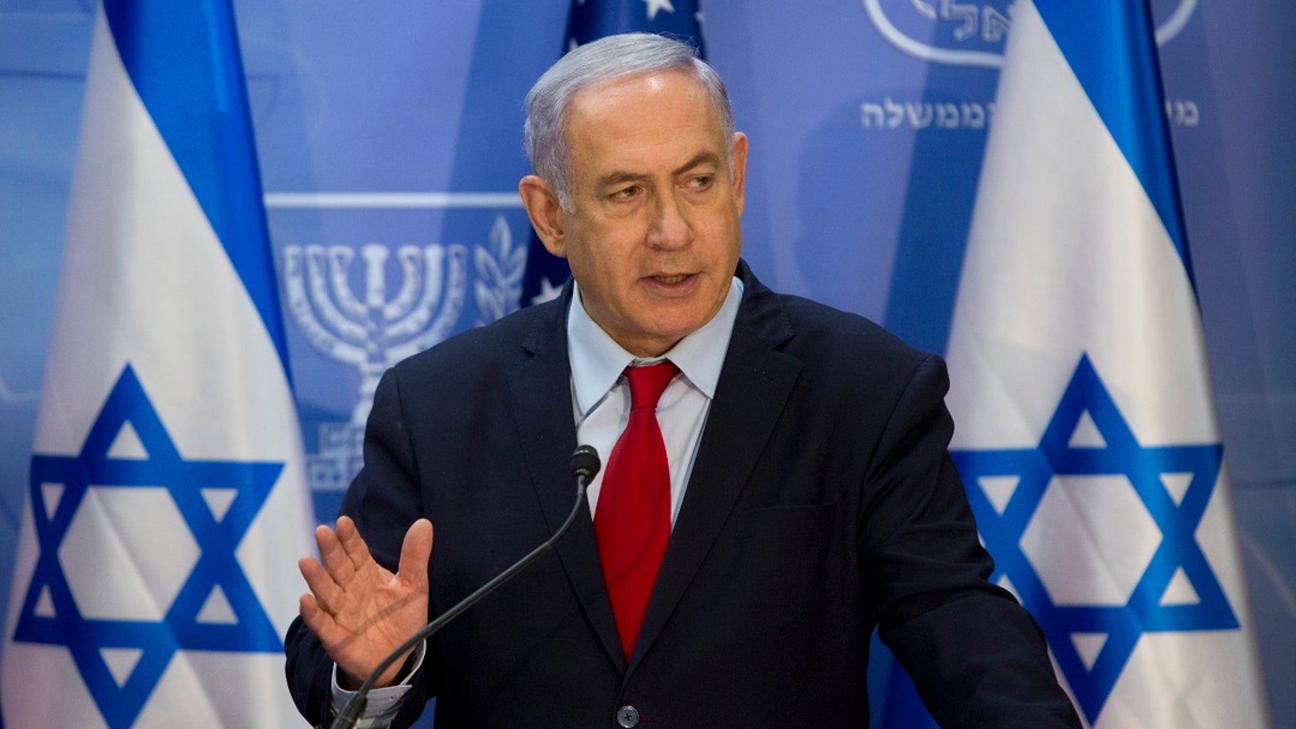 Israeli Prime Minister Benjamin Netanyahu is slated to speak at the American Israel Public Affairs Committee in Washington next week. (Associated Press)