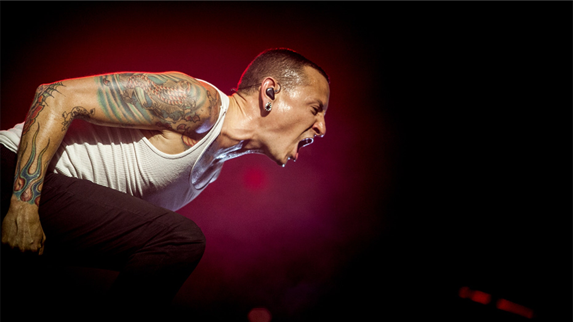 Chester Bennington's friend Jim Louvau celebrated the late Linkin Park singer's life at a recent exhibition. — Jim Louvau