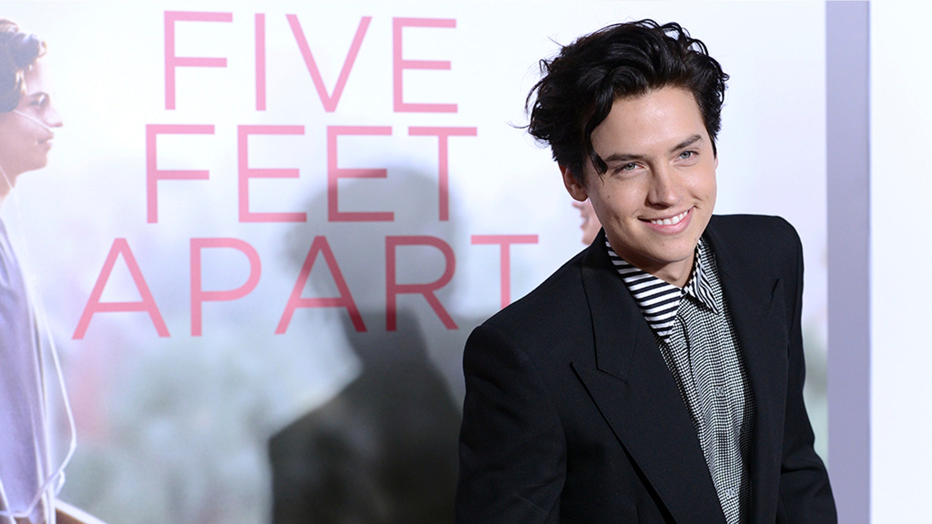 Cole Sprouse arrives at the Los Angeles premiere of "Five Feet Apart" on Thursday, March 7, 2019 in Los Angeles. (Photo by Jordan Strauss/Invision/AP)