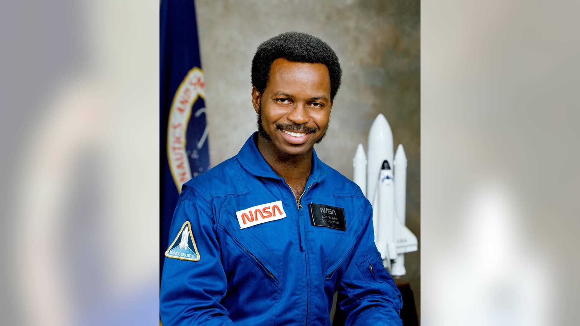 Cheryl McNair, the widow of NASA Space Challenger astronaut Ronald Erwin McNair, was rescued, along with her cat and some space memorabilia, from a fire at in her home in El Lago, TX early Wednesday morning, reports said.