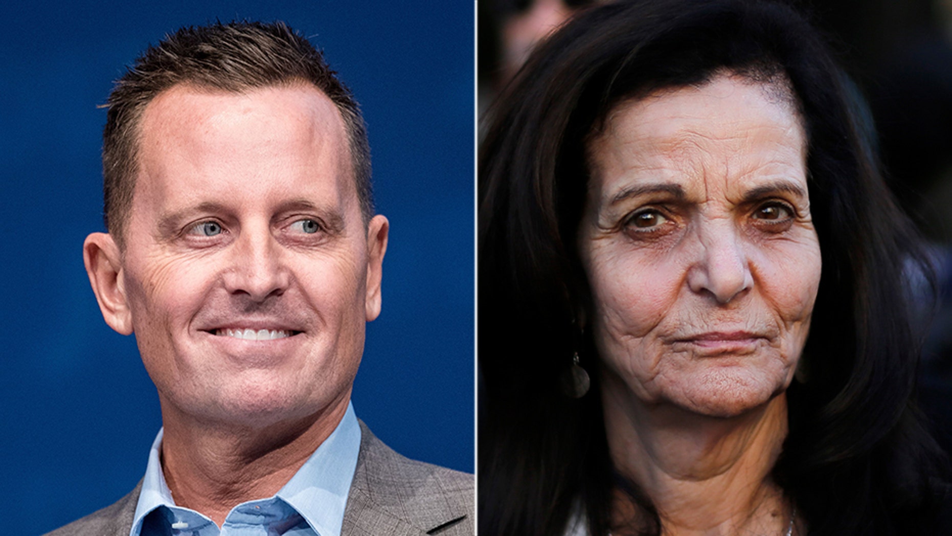 Richard Grenell (left) has called on authorities to ban Rasmea Odeh (right) from entering Germany on March 15, when she is slated to deliver a talk in Berlin.